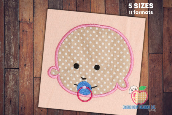 Download Cute Baby with Nipple Applique - Premium Resources
