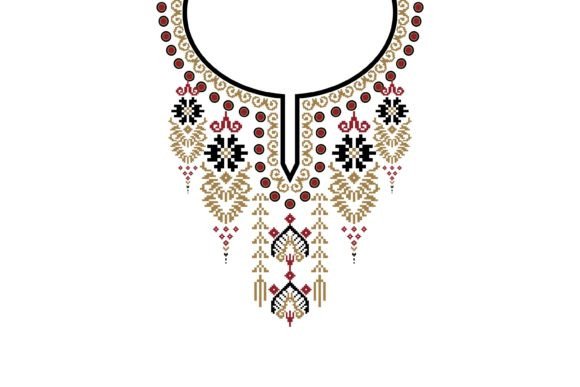 Download Beautiful Neckline Embroidery Pattern - Beautiful Collection